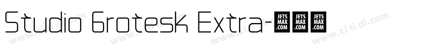 Studio Grotesk Extra字体转换 Studio Grotesk Extra字体转换